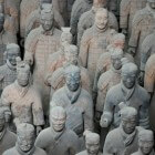 Chinese terracottaleger voor bange keizer