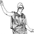 Pallas Athena, godin van wijsheid, de wetenschap en oorlog