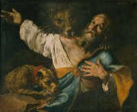 Ignatius van Antiochië, als veertigjarige gestorven als martelaar. Of hoe ook de kunst ons beeld vertekent / Bron: Cesare Fracanzano (1605-1651), Wikimedia Commons (Publiek domein)