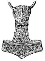 Thors hamer als amulet / Bron: Publiek domein, Wikimedia Commons (PD)