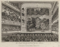 Een gravure van The Royal Opera House uit 1804 / Bron: E. Pugh / James Fittler, Wikimedia Commons (Publiek domein)