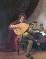 Zelfportret van Jan Steen als luitspeler / Bron: Jan Steen (1625 1626–1679), Wikimedia Commons (Publiek domein)