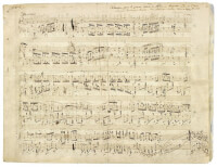 Het originele handgeschreven exemplaar van Chopins Polonaise in As opus 53 (1842)  / Bron: Frdric Chopin, Wikimedia Commons (Publiek domein)