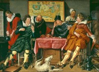 Willem Buytewech, Vrolijk gezelschap (1617-1620) / Bron: Willem Pieterszoon Buytewech, Wikimedia Commons (Publiek domein)