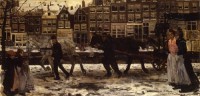 Lauriergracht in de winter / Bron: Onbekend