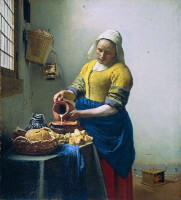 Het melkmeisje / Bron: Johannes Vermeer, Wikimedia Commons (Publiek domein)