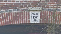 Gevelsteen schuur.