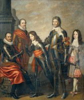 Vier generaties Oranjes / Bron: Pieter Nason (fl. 1632–1690), Wikimedia Commons (Publiek domein)