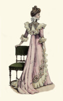 Tea gown 1899 / Bron: Publiek domein, Wikimedia Commons (PD)