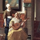 Schilderij 17e eeuw: De liefdesbrief van Johannes Vermeer