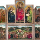Schilderij 15e eeuw: Het Lam Gods van Hubert en Jan van Eyck