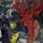 Schilderkunst: "Falling angel" van Marc Chagall