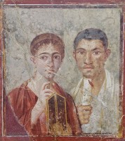 Fresco in Pompeï / Bron: Publiek domein, Wikimedia Commons (PD)