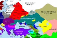 Byzantium en de Wolga-vorstendommen waren hamer en aambeeld van de Bulgaren / Bron: Briangotts, Wikimedia Commons (CC BY-SA-3.0)