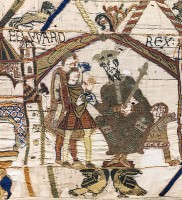 Koning Eduard de Belijder. (Tapijt van Bayeux) / Bron: Myrabella, Wikimedia Commons (Publiek domein)