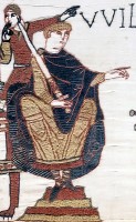 Willem de Veroveraar afgebeeld op het Tapijt van Bayeux / Bron: Myrabella, Wikimedia Commons (Publiek domein)