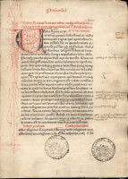 Incunabel (Valerius Maximus, Facta et dicta memorabilia, gedrukt door Peter Schöffer in Mainz, 1471) / Bron: Publiek domein, Wikimedia Commons (PD)