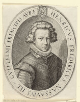 Een jonge Frederik Hendrik / Bron: Jacob Matham, Wikimedia Commons (Publiek domein)