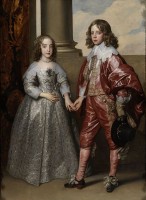 Prins Willem II en zijn bruid, prinses Mary Stuart / Bron: Anthony van Dyck, Wikimedia Commons (Publiek domein)