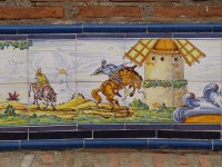 Een muurschildering met Don Quichot en Sancho Panza / Bron: Falco, Pixabay