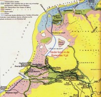 De vorm van Nederland rond de Romeinse Tijd