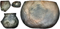 Het typische aardewerk van de Bandkeramische cultuur / Bron: Roman Grabolle, Wikimedia Commons (GPL)
