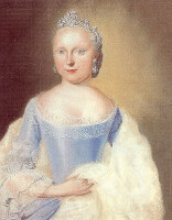 Anna's dochter, Caroline van Oranje-Nassau / Bron: Pierre Frédéric de la Croix, Wikimedia Commons (Publiek domein)