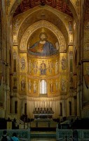 Byzantijnse kerkmozaïeken, in de kathedraal van Monreale. / Bron: Berthold Werner, Wikimedia Commons (CC BY-SA-3.0)