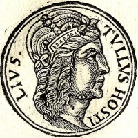 Koning Tullus Hostilius / Bron: Published by Guillaume Rouille(1518-1589), Wikimedia Commons (Publiek domein)
