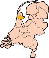 West-Friesland op de kaart van Nederland / Bron: Mechielsen, Wikimedia Commons (Publiek domein)