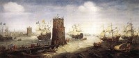 De torens van de stad Damiate / Bron: Cornelis Claesz van Wieringen, Wikimedia Commons (Publiek domein)