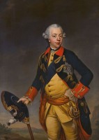 Voormalig stadhouder Willem V van Oranje-Nassau / Bron: Johann Georg Ziesenis, Wikimedia Commons (Publiek domein)