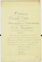 Het ontwerp van de grondwet van 1815 / Bron: Nationaal Archief, Den Haag, Wikimedia Commons (Publiek domein)