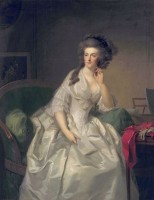 Willems vrouw, Wilhelmina van Pruisen / Bron: Johann Friedrich August Tischbein, Wikimedia Commons (Publiek domein)