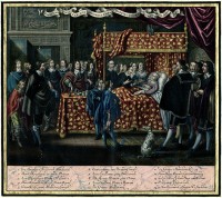 Frederik Hendrik op zijn sterfbed / Bron: Cornelis van (I Dalen (I), Wikimedia Commons (Publiek domein)