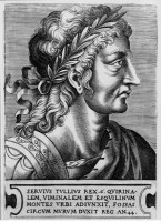 Een afbeelding van koning Servius Tullius uit de zestiende eeuw / Bron: Frans Huys, 1522-62, Wikimedia Commons (Publiek domein)
