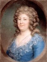 Wilhelmina's moeder, Frederika Louise / Bron: Joseph Friedrich August Darbes, Wikimedia Commons (Publiek domein)