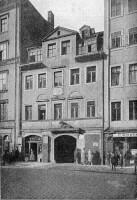 Het geboortehuis van Richard Wagner aan de Brühl 3 in Leipzig / Bron: John F. Runciman, Wikimedia Commons (Publiek domein)