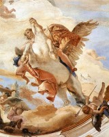 <I>Bellerophon en Pegasus</I>, van Battista Tiepolo / Bron: Giovanni Battista Tiepolo, Wikimedia Commons (Publiek domein)