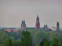 Skyline van de oudste stad van Nederland, Maastricht