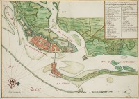 Recife en Mauritsstad - kaart 1665
