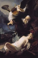 Het offeren van Isaak, Flinck? / Bron: Workshop of Rembrandt, Wikimedia Commons (Publiek domein)