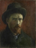 Zelfportret met donkere vilthoed (1886) / Bron: Vincent van Gogh, Wikimedia Commons (Publiek domein)