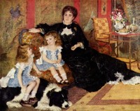<I>Madame Charpentier en haar kinderen</I>, 1878 / Bron: Pierre-Auguste Renoir, Wikimedia Commons (Publiek domein)