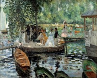 <I>La Grenouillère</I>, 1869 / Bron: Pierre-Auguste Renoir, Wikimedia Commons (Publiek domein)