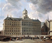 Gerrit Adriaenszoon Berkheyde, Stadhuis Amsterdam, 1672 / Bron: Gerrit Adriaenszoon Berckheyde, Wikimedia Commons (Publiek domein)