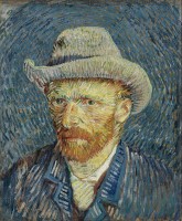 Zelfportret met grijze vilthoed (1887/1888) / Bron: Vincent van Gogh, Wikimedia Commons (Publiek domein)