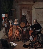Gabriël Metsu, Musicerend gezelschap (1659) 