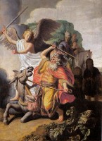  Bileam en zijn ezelin, Rembrandt van Rijn / Bron: Rembrandt, Wikimedia Commons (Publiek domein)