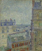 Van Gogh, Gezicht op Parijs vanaf Theo's appartement, (1887) / Bron: Vincent van Gogh, Wikimedia Commons (Publiek domein)
